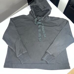 Banana Republic Women’s Large Hoodie Grey Ribbons